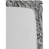 Ambesonne Ethnic Fitted Sheet, Mandala Inspired Art Hand Drawn Paisley Pattern Boho Native, Bed Cover with All-Round Elastic Deep Pocket for Comfort, Full Size, Black and White(Black and White)
