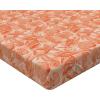 Ambesonne Ethnic Fitted Sheet, Mandala Inspired Art Hand Drawn Paisley Pattern Boho Native, Bed Cover with All-Round Elastic Deep Pocket for Comfort, Full Size, Black and White(Sienna Orange)