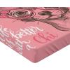 Ambesonne Ethnic Fitted Sheet, Mandala Inspired Art Hand Drawn Paisley Pattern Boho Native, Bed Cover with All-Round Elastic Deep Pocket for Comfort, Full Size, Black and White(Army Green Pale Pink)
