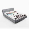 Ambesonne Ethnic Fitted Sheet, Mandala Inspired Art Hand Drawn Paisley Pattern Boho Native, Bed Cover with All-Round Elastic Deep Pocket for Comfort, Full Size, Black and White(Rose Seafoam)