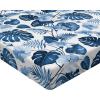 Ambesonne Ethnic Fitted Sheet, Mandala Inspired Art Hand Drawn Paisley Pattern Boho Native, Bed Cover with All-Round Elastic Deep Pocket for Comfort, Full Size, Black and White(Soft Blue)