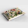 Ambesonne Eucalyptus Leaves Pillow Sham, Leafy Branches Summer Flowers on Neutral Marble Print Back, Decorative Standard Queen Size Printed Pillowcase, 30″ X 20″, Fern Green Pastel Yellow(Champagne and Multicolor)