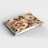 Ambesonne Eucalyptus Leaves Pillow Sham, Leafy Branches Summer Flowers on Neutral Marble Print Back, Decorative Standard Queen Size Printed Pillowcase, 30″ X 20″, Fern Green Pastel Yellow(Peach Peacock Green)