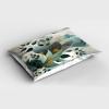 Ambesonne Eucalyptus Leaves Pillow Sham, Leafy Branches Summer Flowers on Neutral Marble Print Back, Decorative Standard Queen Size Printed Pillowcase, 30″ X 20″, Fern Green Pastel Yellow(Dark Sea Green Grey Teal)