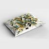 Ambesonne Eucalyptus Leaves Pillow Sham, Leafy Branches Summer Flowers on Neutral Marble Print Back, Decorative Standard Queen Size Printed Pillowcase, 30″ X 20″, Fern Green Pastel Yellow(Green Black Mustard)