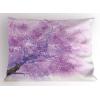Ambesonne Flower Pillow Sham Set of 2, Dreamy Tree Body View Cloudy Details Love and Affection Valentines Inspired Motif, Quality Microfiber Bedding Item for All Seasons, 30″ x 20″, Purple(Purple)