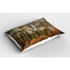 Ambesonne Flower Pillow Sham Set of 2, Dreamy Tree Body View Cloudy Details Love and Affection Valentines Inspired Motif, Quality Microfiber Bedding Item for All Seasons, 30″ x 20″, Purple(Orange Green)