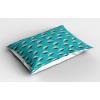 Ambesonne Flower Pillow Sham Set of 2, Dreamy Tree Body View Cloudy Details Love and Affection Valentines Inspired Motif, Quality Microfiber Bedding Item for All Seasons, 30″ x 20″, Purple(Teal)