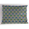 Ambesonne Flower Pillow Sham Set of 2, Floral Pattern Romantic Spring Valentines Day Wedding Anniversary Theme Art, Quality Microfiber Bedding Item for All Seasons, 36″ x 20″, Violet White(Green Blue Black)