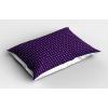 Ambesonne Flower Pillow Sham Set of 2, Floral Pattern Romantic Spring Valentines Day Wedding Anniversary Theme Art, Quality Microfiber Bedding Item for All Seasons, 36″ x 20″, Violet White(Dark Purple Pale Lilac)