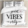 Ambesonne Love Duvet Cover Sets, Hand Written I Love You Phrases Heart Valentines Day Inspiration, Bedding Set with 2 Duvet Covers & 4 Pillowcases, 2 Pack Queen Size, Vermilion Black White(Black White Pink)