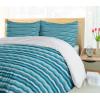 Ambesonne Love Duvet Cover Sets, Hand Written I Love You Phrases Heart Valentines Day Inspiration, Bedding Set with 2 Duvet Covers & 4 Pillowcases, 2 Pack Queen Size, Vermilion Black White(Turquoise Teal Blue)