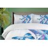 Ambesonne Love Duvet Cover Sets, Hand Written I Love You Phrases Heart Valentines Day Inspiration, Bedding Set with 2 Duvet Covers & 4 Pillowcases, 2 Pack Queen Size, Vermilion Black White(Blue Pink White)