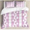 Ambesonne Love Duvet Cover Sets, Hand Written I Love You Phrases Heart Valentines Day Inspiration, Bedding Set with 2 Duvet Covers & 4 Pillowcases, 2 Pack Queen Size, Vermilion Black White(White Pink)