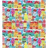 Ambesonne Love Duvet Cover Sets, Valentines Day Design Romance Themed Vintage Wedding Inspirations Typographic Retro, Bedding Set with 2 Duvet Covers & 4 Pillowcases, 2 Pack Queen Size, Red White(Sky Blue Multicolor)