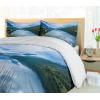 Ambesonne Love Duvet Cover Sets, Valentines Day Design Romance Themed Vintage Wedding Inspirations Typographic Retro, Bedding Set with 2 Duvet Covers & 4 Pillowcases, 2 Pack Queen Size, Red White(Blue Green)