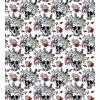 Ambesonne Love Duvet Cover Sets, Valentines Day Design Romance Themed Vintage Wedding Inspirations Typographic Retro, Bedding Set with 2 Duvet Covers & 4 Pillowcases, 2 Pack Queen Size, Red White(Vermilion Multicolor)