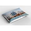 Ambesonne Modern Pillow Sham Set of 2, Husky Dog Faced Man at Valentines with Hearts Romantic Love Display, Quality Microfiber Bedding Item for All Seasons, 26″ x 20″, Sand Brown Slate Blue(Pale Blue Cinnamon)
