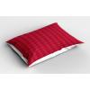 Ambesonne Modern Pillow Sham Set of 2, Husky Dog Faced Man at Valentines with Hearts Romantic Love Display, Quality Microfiber Bedding Item for All Seasons, 26″ x 20″, Sand Brown Slate Blue(Scarlet and Maroon)