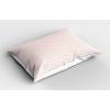 Ambesonne Purple Pillow Sham Set of 2, Valentine’s Day Couple Wedding Bride Heart Design Image, Quality Microfiber Bedding Item for All Seasons, 36″ x 20″, Lavender and Purple(Pale Pink and Black)