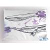 Ambesonne Purple Pillow Sham Set of 2, Valentine’s Day Couple Wedding Bride Heart Design Image, Quality Microfiber Bedding Item for All Seasons, 36″ x 20″, Lavender and Purple(Lavender Grey Blue)