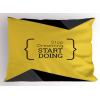 Ambesonne Rain Pillow Sham Set of 2, Valentines Day Theme Cloud and Sun Pattern with Heart Shaped Rays, Quality Microfiber Bedding Item for All Seasons, 26″ x 20″, Dark Coral Mustard(Black and Yellow)