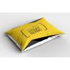 Ambesonne Rain Pillow Sham Set of 2, Valentines Day Theme Cloud and Sun Pattern with Heart Shaped Rays, Quality Microfiber Bedding Item for All Seasons, 26″ x 20″, Dark Coral Mustard(Black and Yellow)
