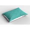 Ambesonne Valentines Day Pillow Sham Set of 2, Pop Culture Keep Calm Words with Heart Shaped Eye Love Theme, Quality Microfiber Bedding Item for All Seasons, 36″ x 20″, Charcoal Grey Pale Pink(Turquoise Teal)