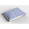 Ambesonne Valentines Day Pillow Sham Set of 2, Pop Culture Keep Calm Words with Heart Shaped Eye Love Theme, Quality Microfiber Bedding Item for All Seasons, 36″ x 20″, Charcoal Grey Pale Pink(Violet Blue and White)