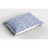 Ambesonne Valentines Day Pillow Sham Set of 2, Pop Culture Keep Calm Words with Heart Shaped Eye Love Theme, Quality Microfiber Bedding Item for All Seasons, 36″ x 20″, Charcoal Grey Pale Pink(Violet Blue and White)