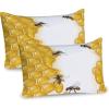 Yellow Black and White