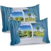 Slate Blue Green White
