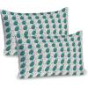 Teal Coral White