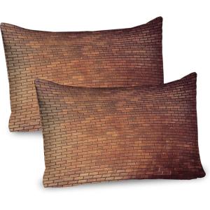 Ambesonne Chocolate Pillow Sham Set of 2, Chocolate Heart on The Wooden Board Background for Valentines Day, Quality Microfiber Bedding Item for All Seasons, 30″ x 20″, Sand Brown Dark Brown(Brown Dark Brown)