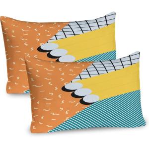Ambesonne Chocolate Pillow Sham Set of 2, Chocolate Heart on The Wooden Board Background for Valentines Day, Quality Microfiber Bedding Item for All Seasons, 30″ x 20″, Sand Brown Dark Brown(Pale Orange Yellow)