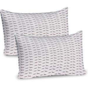 Ambesonne Chocolate Pillow Sham Set of 2, Chocolate Heart on The Wooden Board Background for Valentines Day, Quality Microfiber Bedding Item for All Seasons, 30″ x 20″, Sand Brown Dark Brown(Mauve Taupe and Eggshell)