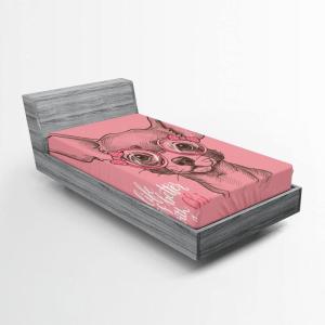 Ambesonne Ethnic Fitted Sheet, Mandala Inspired Art Hand Drawn Paisley Pattern Boho Native, Bed Cover with All-Round Elastic Deep Pocket for Comfort, Full Size, Black and White(Army Green Pale Pink)