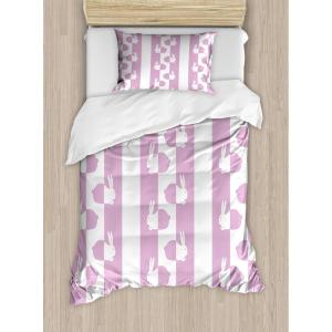 Ambesonne Love Duvet Cover Sets, Hand Written I Love You Phrases Heart Valentines Day Inspiration, Bedding Set with 2 Duvet Covers & 4 Pillowcases, 2 Pack Queen Size, Vermilion Black White(White Pink)