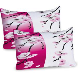 Ambesonne Modern Pillow Sham Set of 2, Husky Dog Faced Man at Valentines with Hearts Romantic Love Display, Quality Microfiber Bedding Item for All Seasons, 26″ x 20″, Sand Brown Slate Blue(Pink Black White)