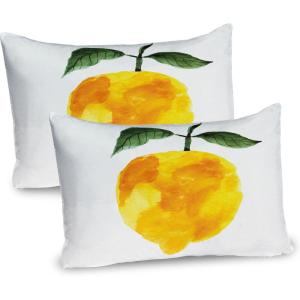 Ambesonne Purple Pillow Sham Set of 2, Valentine’s Day Couple Wedding Bride Heart Design Image, Quality Microfiber Bedding Item for All Seasons, 36″ x 20″, Lavender and Purple(Yellow Orange Green)