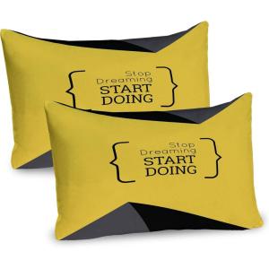 Ambesonne Rain Pillow Sham Set of 2, Valentines Day Theme Cloud and Sun Pattern with Heart Shaped Rays, Quality Microfiber Bedding Item for All Seasons, 26″ x 20″, Dark Coral Mustard(Black and Yellow)