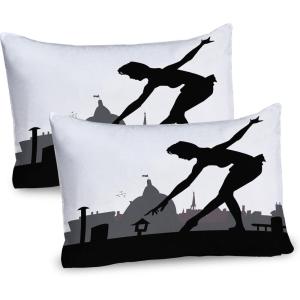 Ambesonne Rain Pillow Sham Set of 2, Valentines Day Theme Cloud and Sun Pattern with Heart Shaped Rays, Quality Microfiber Bedding Item for All Seasons, 26″ x 20″, Dark Coral Mustard(Charcoal Grey Dimgray)
