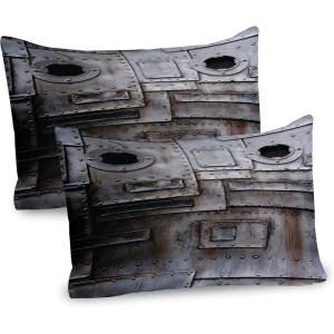 Ambesonne Shabby Flora Pillow Sham Set of 2, Romantic Rose Petals with Branches Nature Beauty Valentine Feminine Print, Quality Microfiber Bedding Item for All Seasons, 26″ x 20″, Pink and Yellow(Dark Taupe)