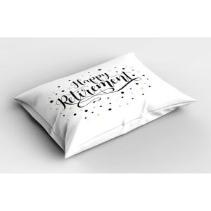 Ambesonne Valentines Day Pillow Sham Set of 2, Pop Culture Keep Calm Words with Heart Shaped Eye Love Theme, Quality Microfiber Bedding Item for All Seasons, 36″ x 20″, Charcoal Grey Pale Pink(Earth Yellow White)