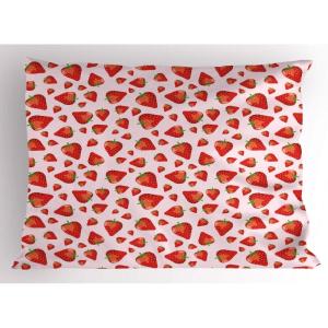 Ambesonne Valentines Day Pillow Sham Set of 2, Pop Culture Keep Calm Words with Heart Shaped Eye Love Theme, Quality Microfiber Bedding Item for All Seasons, 36″ x 20″, Charcoal Grey Pale Pink(Lime Green Vermilion)