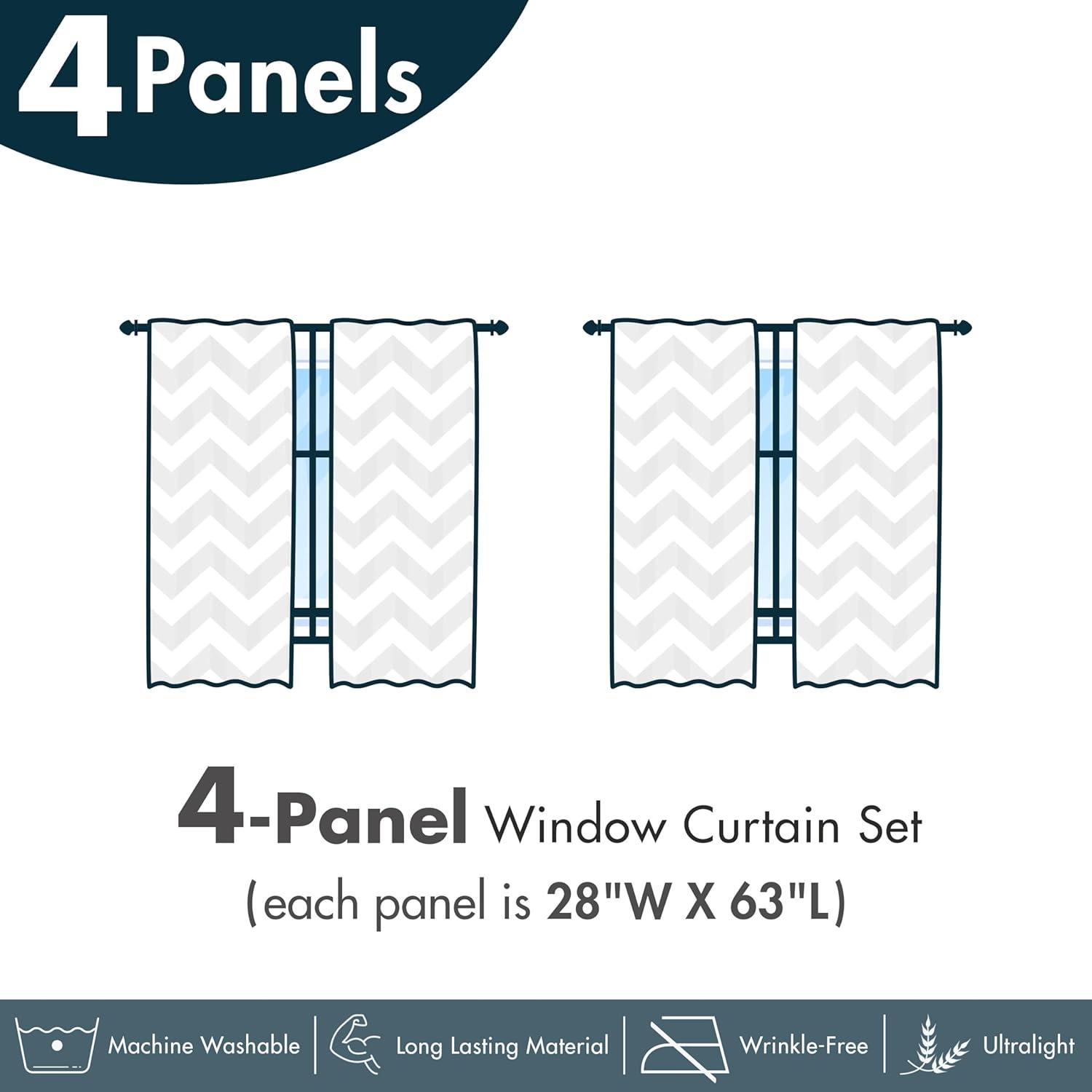 imageAmbesonne Candy Cane Window Curtains Pack of 2 Bicolor Stripes and Lines Traditional Design Seasonal Pattern Lightweight Set with Rod Pocket 4 Panels of 28 x 63 Red Fern Green White