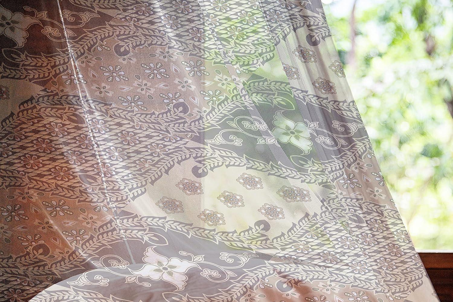 imageAmbesonne Leopard Print Tulle Curtains with Rod Pocket Spotty Jungle Savannah Feline Print Wild Africa Inspiration Tile Pattern Sheer Drape for Wedding Party 2 Panels 108 x 84 Orange BlackTan Black