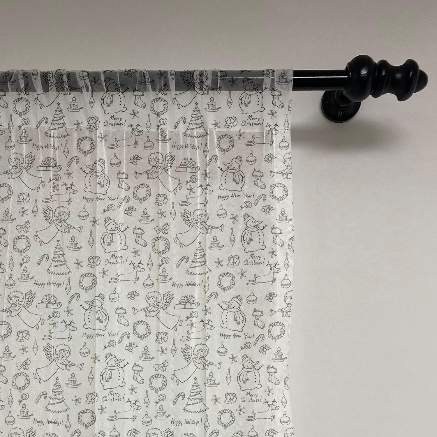 imageAmbesonne Leopard Print Tulle Curtains with Rod Pocket Spotty Jungle Savannah Feline Print Wild Africa Inspiration Tile Pattern Sheer Drape for Wedding Party 2 Panels 108 x 84 Orange BlackWhite Grey