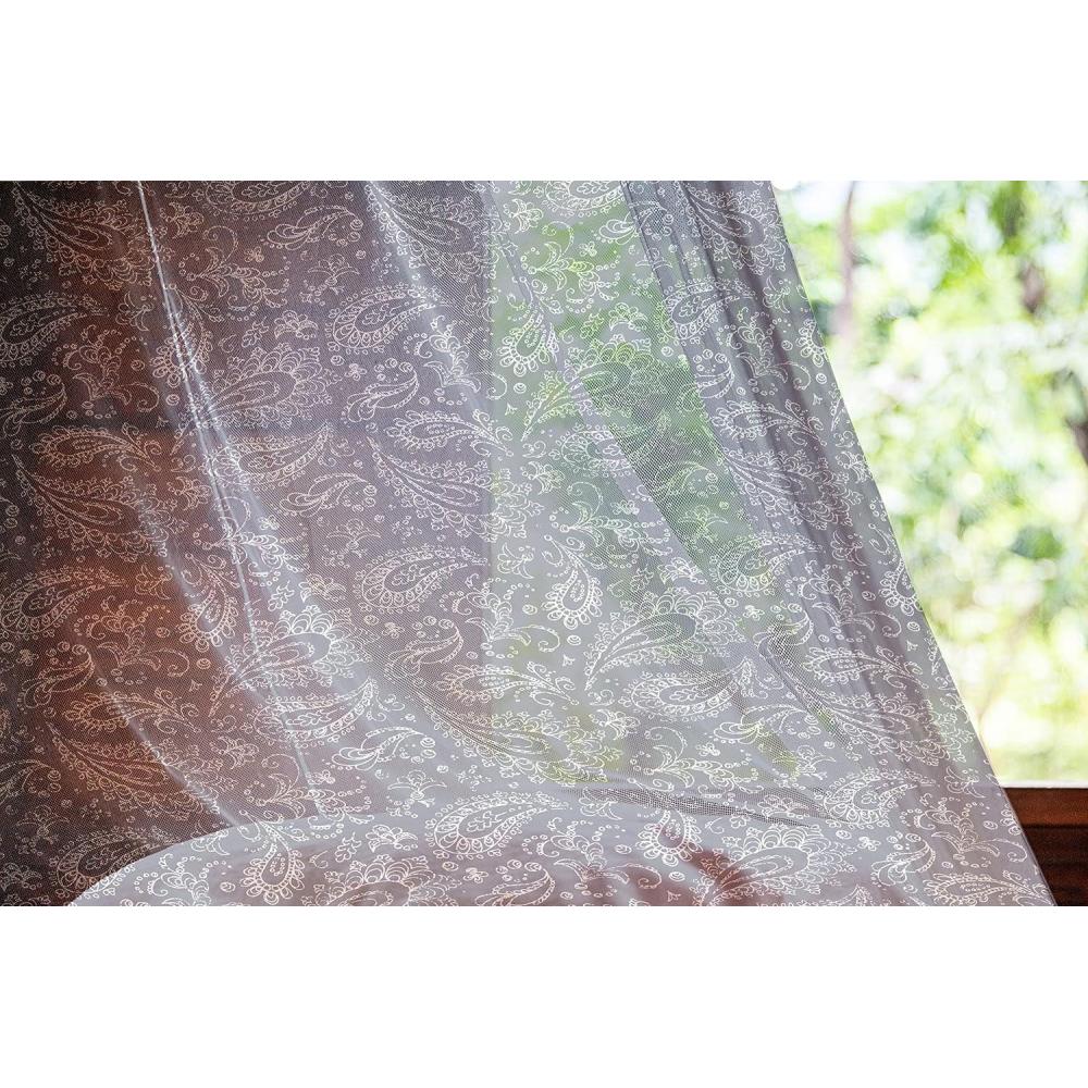 imageAmbesonne Leopard Print Tulle Curtains with Rod Pocket Spotty Jungle Savannah Feline Print Wild Africa Inspiration Tile Pattern Sheer Drape for Wedding Party 2 Panels 108 x 84 Orange BlackDark Blue and White