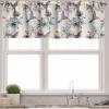 Ambesonne Anemone Flower Kitchen Curtains, Shabby Form Spring Pattern Blossoming Bridal Bouquets Romantic, Window Drapes 2 Panel Set for Kitchen Cafe Decor, 55″ x 39″, Baby Pink Lilac Purple(Teal Brown)